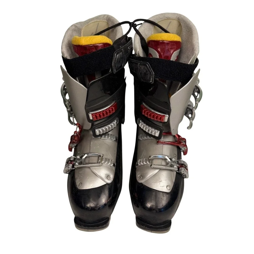 Salomon Performa Performance Mens Ski Boot US Size‎ 7.5 Black Silver Custom